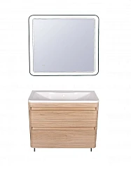 Комплект мебели Style Line Атлантика 100 напольный ясень перламутр