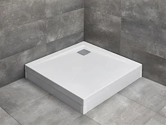 Душевой поддон Radaway Argos C 90*90*14,5 без съемной панели, с ножками