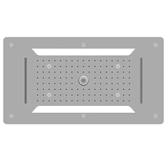 Верхний душ RGW Shower Panels 21140271-01 с подсветкой скрытый монтаж
