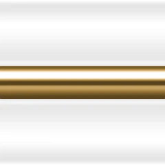 Декоративный молдинг Роза на боковую панель золото