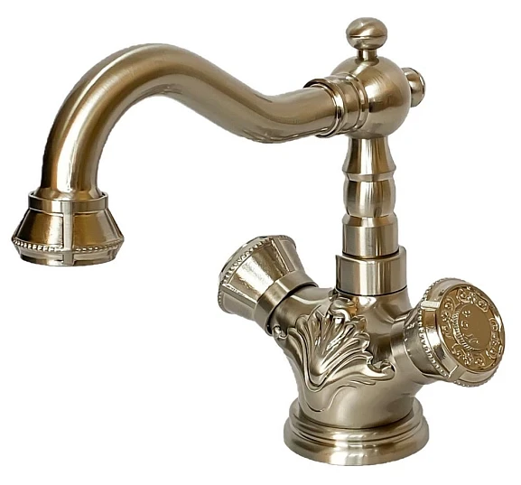 Смеситель Milacio Almeria для раковины серебро