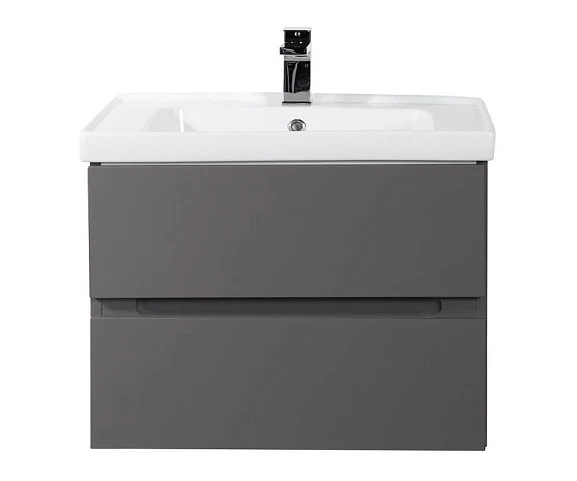 Тумба с раковиной Art&Max Техно/Techno 70 смоки софт