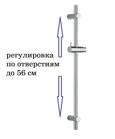 Душевая штанга Olive’s KD05 хром