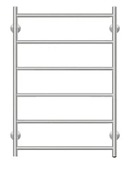 Электрический полотенцесушитель Deroh Treppe DETE500800RAL9016MATSPR П6 50*80 R скрытое подключение белый матовый