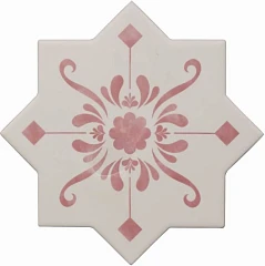 Керамогранит Cevica Becolors 13,25*13,25 Star Decoro Stencil Coral