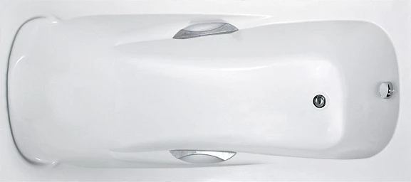 Акриловая ванна 1Marka Калипсо/Calypso 170х75 с ручками хром (комплект)