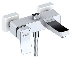 Смеситель WasserKRAFT Aller 1061WHITE для ванны и душа