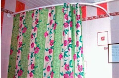 Карниз для ванны Relisan Adara 170х100 белый глянец