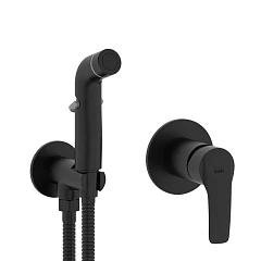 Гигиенический душ со смесителем Ray RAYBLR2i08 скрытый монтаж черный матовый