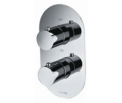 Термостатический смеситель WasserKRAFT Berkel 4844 Thermo для ванны и душа скрытый монтаж. Переключатель на 3 выхода