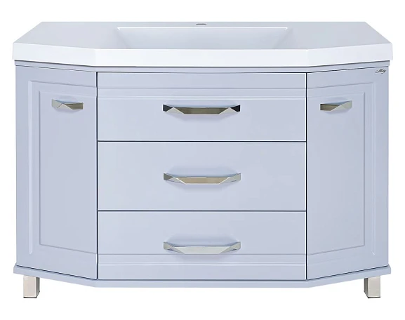 Тумба с раковиной Misty Терра 110 серая