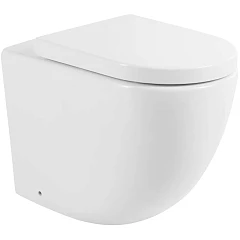 Приставной унитаз BelBagno Sfera-R BB2141CBR 36*57 безободковый с крышкой-сиденьем BB105SC