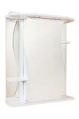 Зеркало-шкаф Onika Лилия 65 белый глянец R