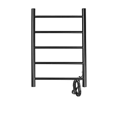 Электрический полотенцесушитель Domoterm Классик П5 40*60 R черный матовый