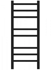 Электрический полотенцесушитель Grois Alex GR-102 П8 30*80 L/R черный матовый