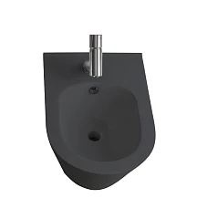 Подвесное биде Logan L3WB(Black) AVVA 33,5х53 черное матовое