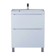 Тумба с раковиной Uperwood Tanos 70 белая, напольная