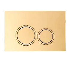 Кнопка сливного бачка Ceruttispa CR05CG шампань золотой