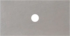 Столешница Allen Brau Reality 1.32024.G-S 90 серая структура (круглое/прямоугольное отверстие)