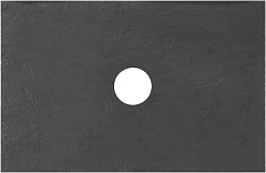 Столешница Allen Brau Reality 1.32022.GR-S 70 графит структура (круглое/прямоугольное отверстие)