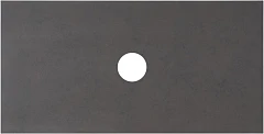 Столешница Allen Brau Reality 1.32024.G 90 графит (круглое/прямоугольное отверстие)