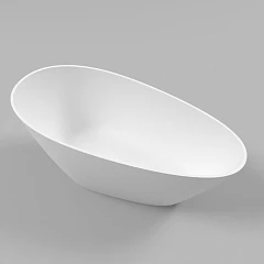 Ванна из искусственного камня Whitecross Spinel C 150x70 белая матовая