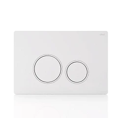 Клавиша смыва Ctesi Round BK0202121 белая глянцевая