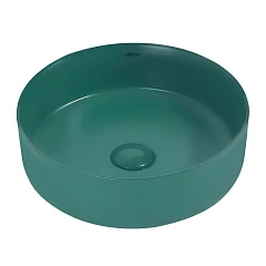 Накладная раковина ABBER Bequem AC2108MBG темно-зеленая матовая 36*36