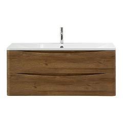 Тумба с раковиной BelBagno Acqua 120 Rovere Rustico (с белой раковиной)