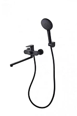 Смеситель DQ Bayern Fürth DA1523305 для ванны и душа черный матовый