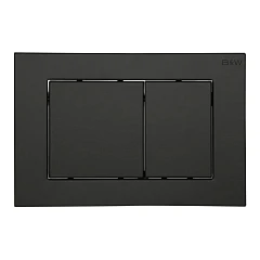 Клавиша смыва Black & White Universe WPI-09532 черная матовая