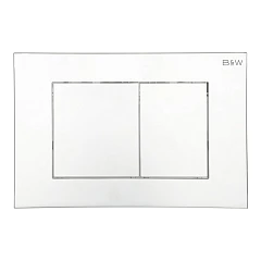 Клавиша смыва Black & White Universe WPI-09533 глянцевый хром