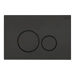 Клавиша смыва Black & White Universe WPI-09510GM серая матовая