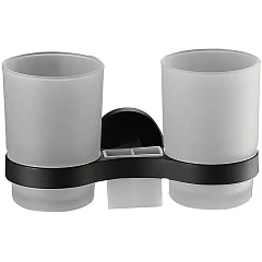 Двойной стакан Haiba HB8708 черный матовый