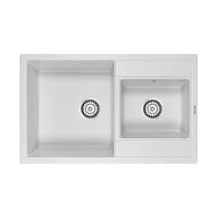 Кухонная мойка Paulmark Tandem PM238250-WH82*50 белая