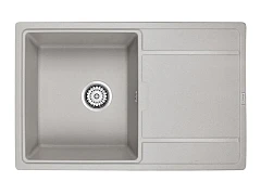 Кухонная мойка Paulmark Flugen PM217850-GR 78*50 с крылом серая