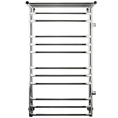 Водяной полотенцесушитель Indigo Brace 55,7*100 R боковое подключение 60 с полкой серебристый