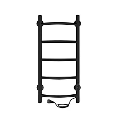 Электрический полотенцесушитель Indigo Arc Lux 30*70 L/R черный муар