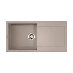 Кухонная мойка Omoikiri Sakaime 100*50 гранитная крошка бежевая с крылом