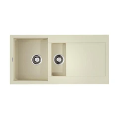 Кухонная мойка Omoikiri Sakaime 100*50 гранитная крошка ваниль полуторная с крылом