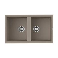 Кухонная мойка Omoikiri Tedori 86*51 гранитная крошка бежевая двойная