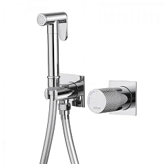 Гигиенический душ со смесителем ABBER Rund AF8725 скрытый монтаж хром