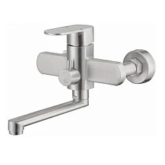 Смеситель Haiba HB60806 универсальный сталь матовая