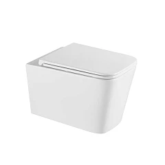 Подвесной унитаз Vincea Q-Line VT1-12T 36*53 с системой смыва Торнадо с крышкой-сиденьем микролифт Slim