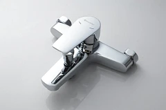 Смеситель Knotlor EcoFlow KN-14 для ванны и душа с душевыми аксессуарами хром