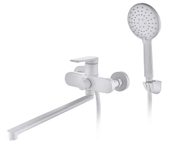 Смеситель DQ Bayern Fürth DA1523308 для ванны и душа белый матовый