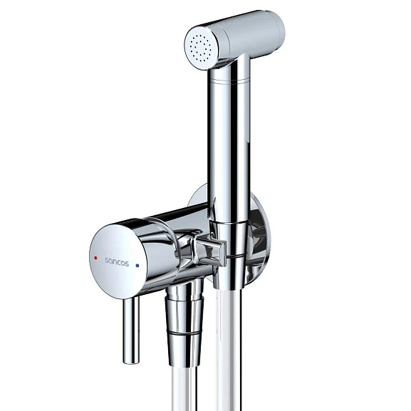 Гигиенический душ со смесителем Atom SC2001CH скрытый монтаж хром