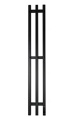 Электрический полотенцесушитель Grois Trio GR-128 П3 19*120 R черный матовый