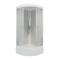 Душевая кабина Triton Стандарт (лайт градиент) 100х100х228 В со смесителем ДН4