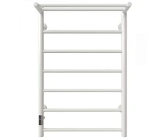 Электрический полотенцесушитель Grois Laura GR-152 50*80 с полкой L белый матовый